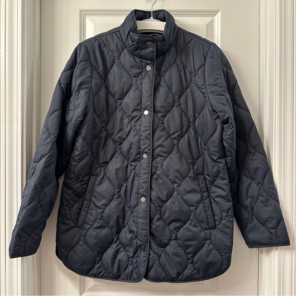 NWT 32 Degrees Quilted Vest (navy) - Picture 3 of 7